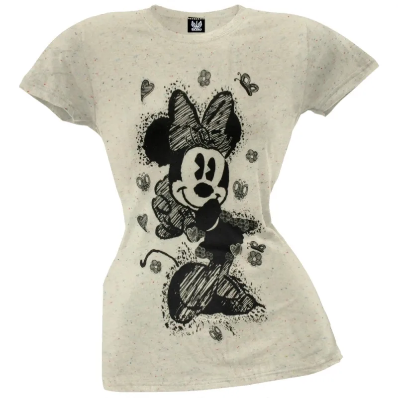 Minnie Mouse - Minnie Sketch Juniors T-Shirt sold by Old Glory