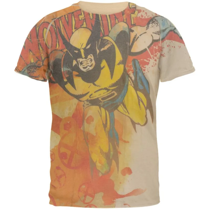 Wolverine - Attack All Over Soft T-Shirt sold by Old Glory