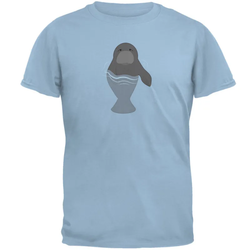 Manatee in Water Cute Mens T Shirt sold by Old Glory