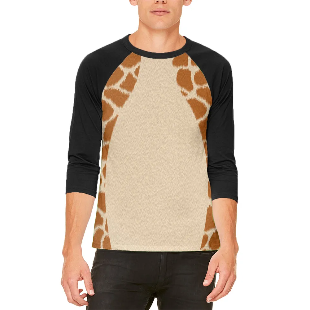 Halloween Giraffe Costume Mens Raglan T Shirt sold by Old Glory