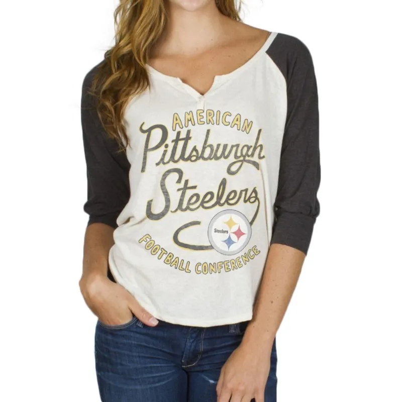 Pittsburgh Steelers - Rookie Juniors Raglan sold by Old Glory