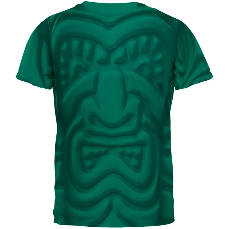 Tiki God Black Face Luau Mens T Shirt sold by Old Glory