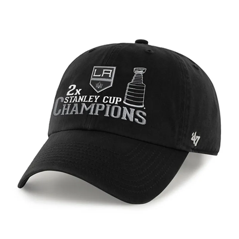 Los Angeles Kings - 2-Time Stanley Cup Champions Clean-Up Adjustable Cap sold by Old Glory