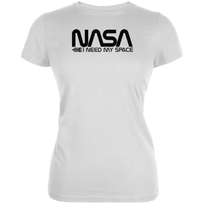 NASA Worm I Need My Space Juniors Soft T Shirt sold by Old Glory