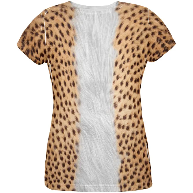Halloween Costume Cheetah All Over Womens T Shirt Costume sold by Old Glory