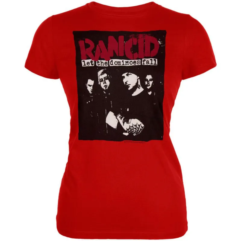Rancid - Let the Dominoes Fall Juniors T-Shirt sold by Old Glory