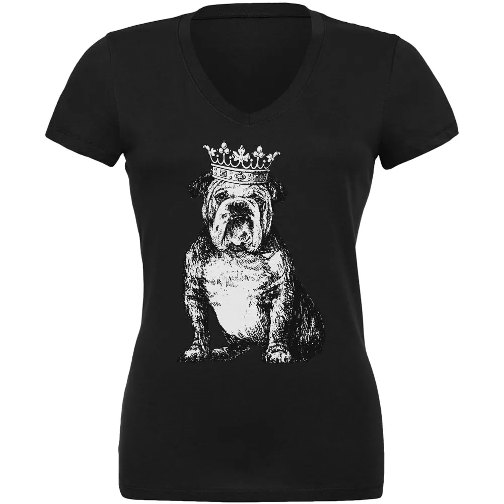 Bulldog Crown Juniors V-Neck T Shirt sold by Old Glory product image thumbnail 3
