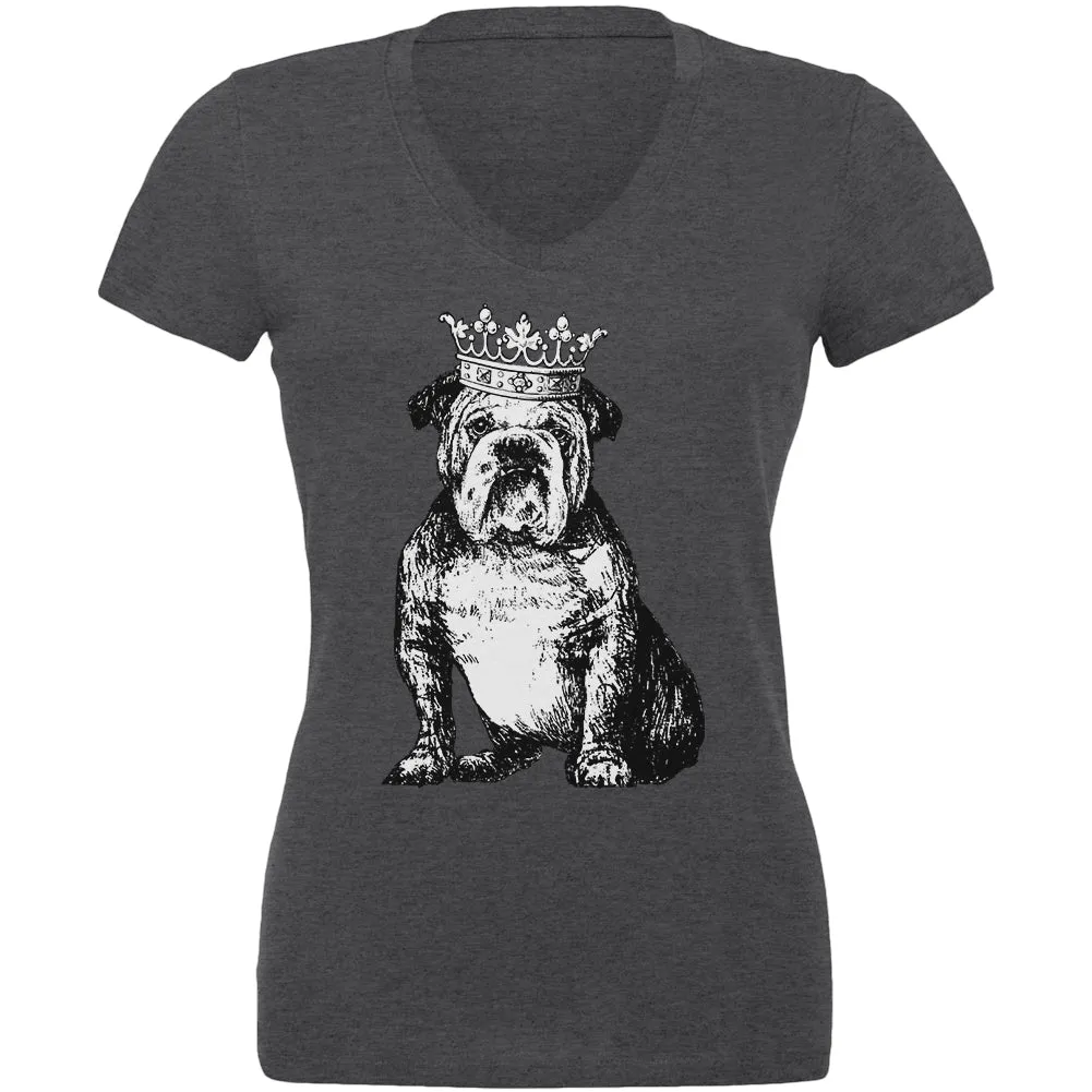Bulldog Crown Juniors V-Neck T Shirt sold by Old Glory product image thumbnail 4