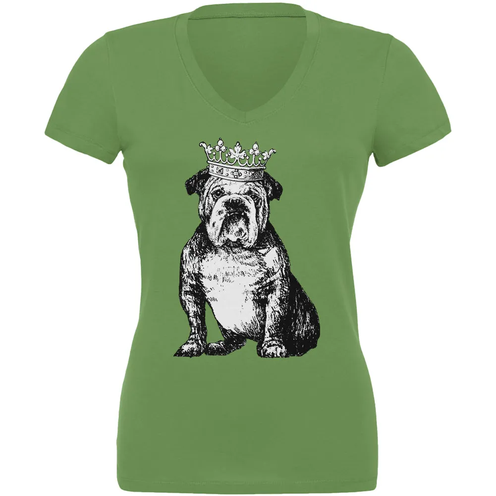 Bulldog Crown Juniors V-Neck T Shirt sold by Old Glory product image thumbnail 2