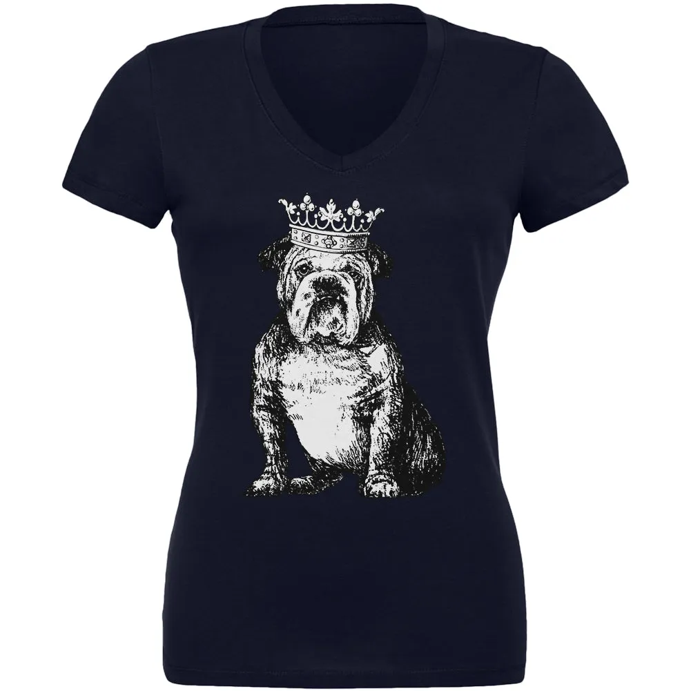 Bulldog Crown Juniors V-Neck T Shirt sold by Old Glory product image thumbnail 5