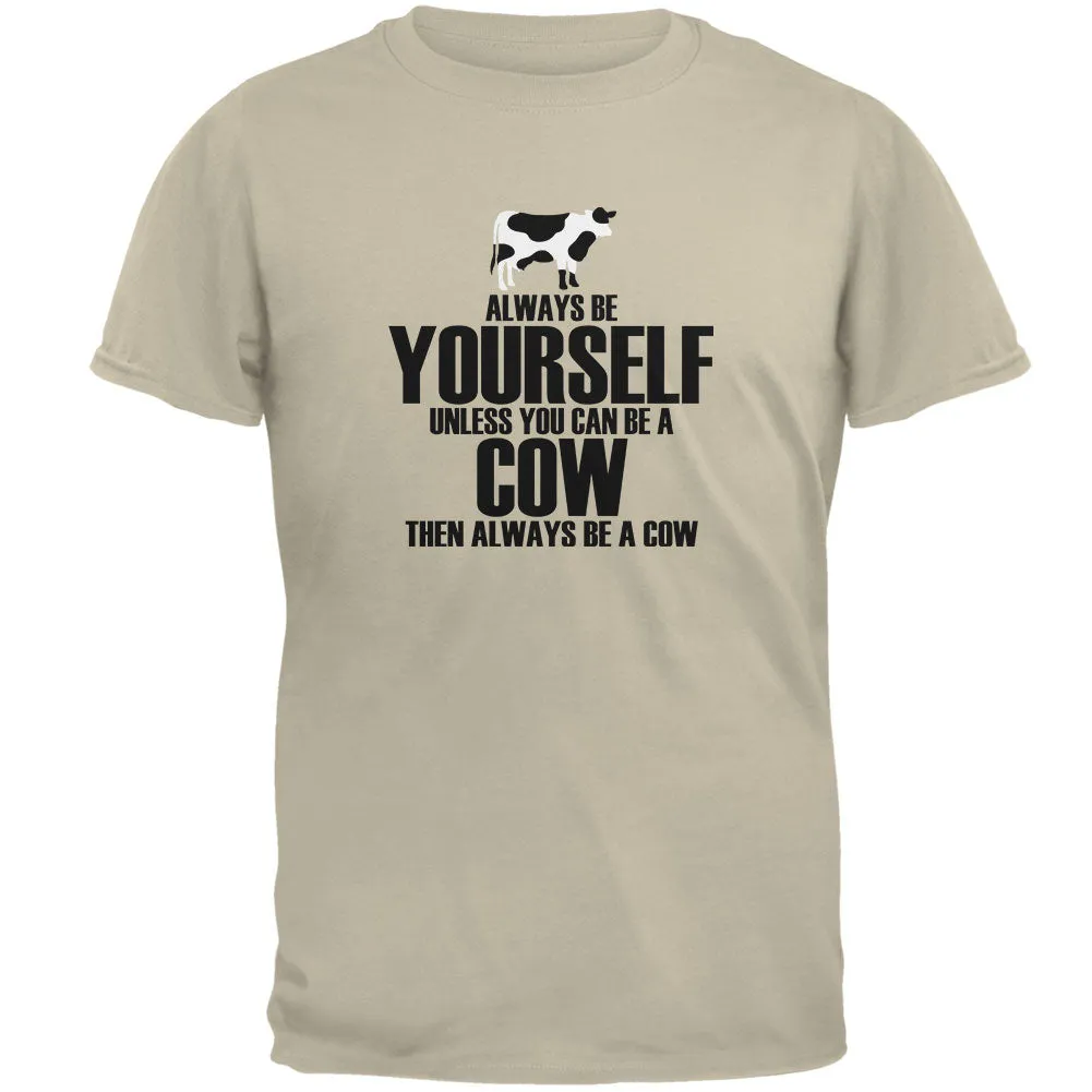 Always Be Yourself Cow Mens T Shirt sold by Old Glory product image thumbnail 2