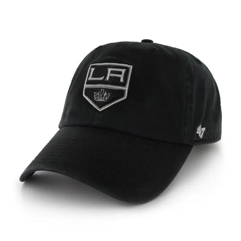 Los Angeles Kings - Logo Clean Up Black Adjustable Baseball Cap sold by Old Glory