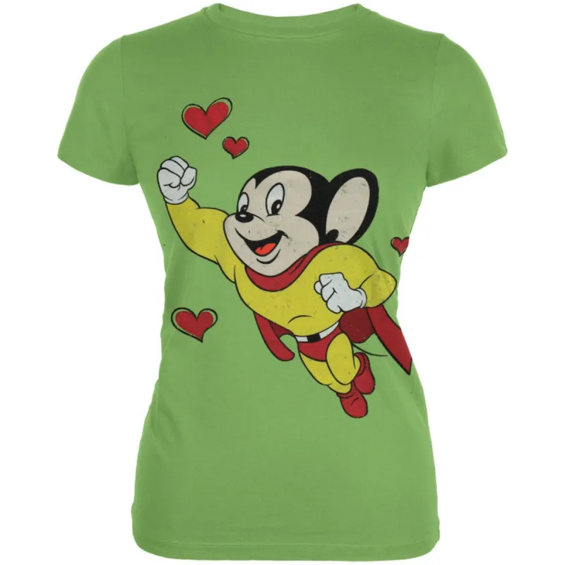 Mighty Mouse - Love Mighty Ladies T-Shirt sold by Old Glory