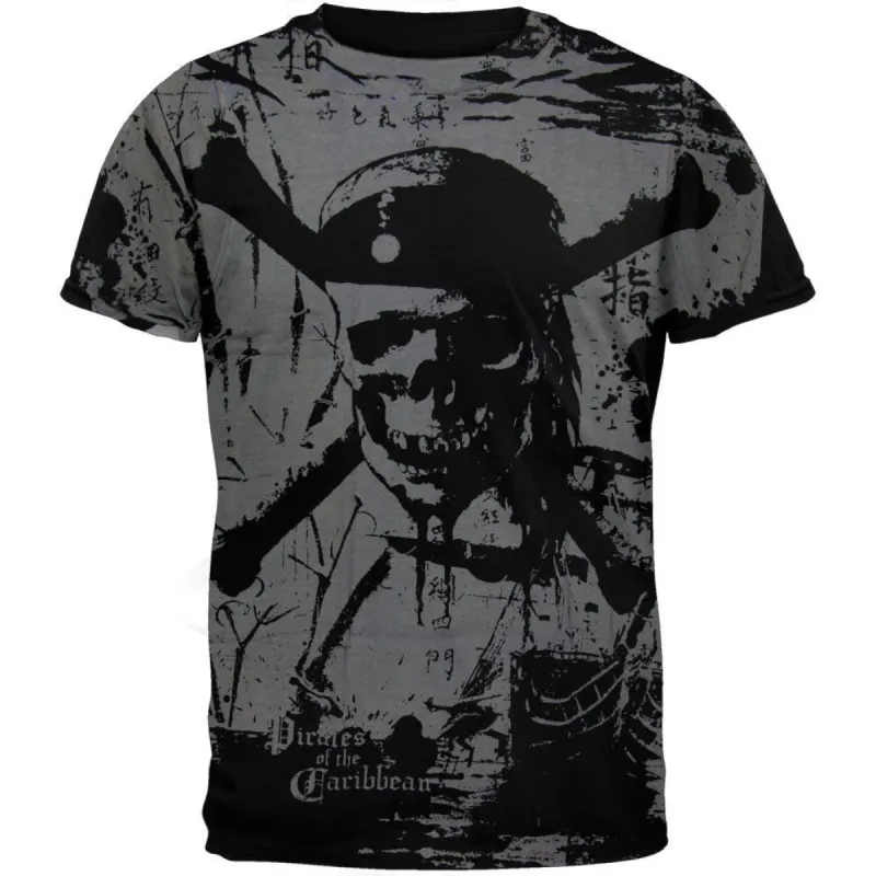 Pirates Of The Caribbean - Skull X Swords T-Shirt sold by Old Glory
