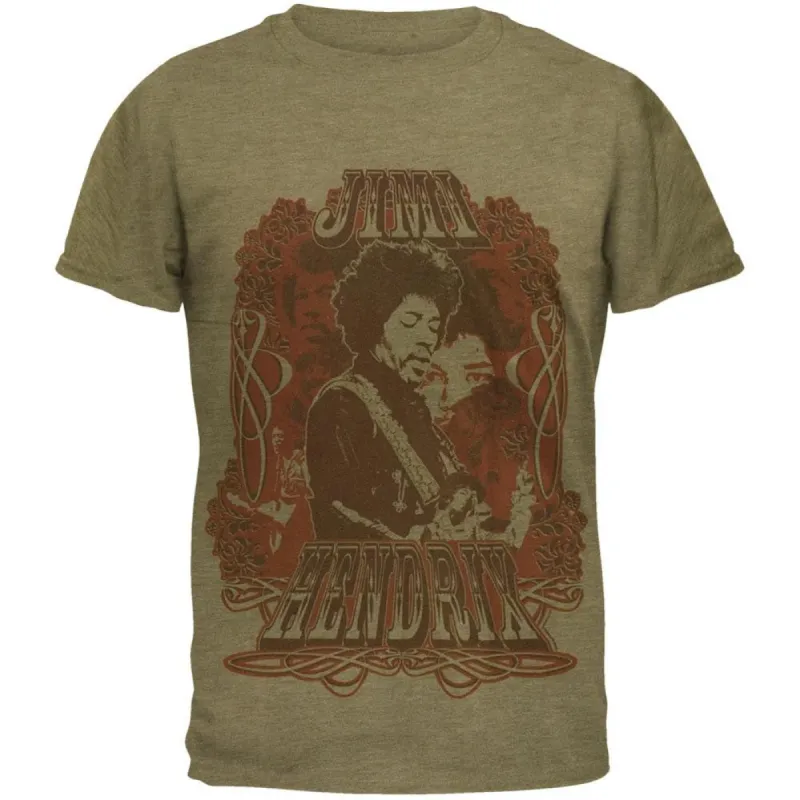 Jimi Hendrix - Collage Soft T-Shirt sold by Old Glory