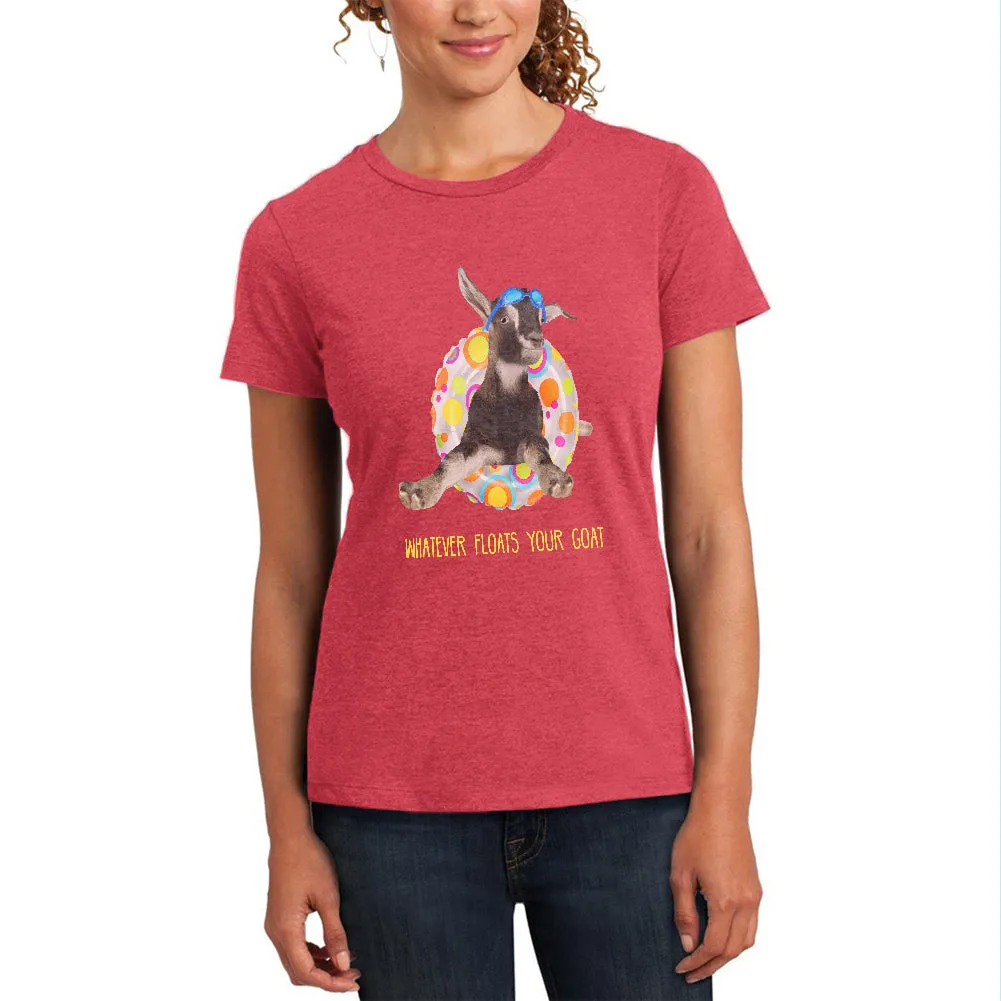 Whatever Floats your Goat Boat Womens Soft Heather T Shirt sold by Old Glory product image thumbnail 5