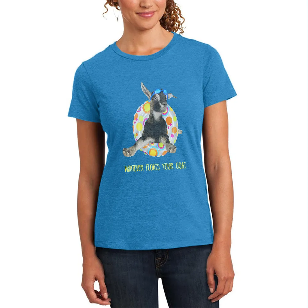 Whatever Floats your Goat Boat Womens Soft Heather T Shirt sold by Old Glory product image thumbnail 4
