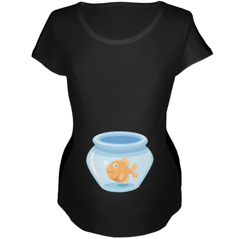 Fish Bowl Costume Maternity Soft T-Shirt sold by Old Glory