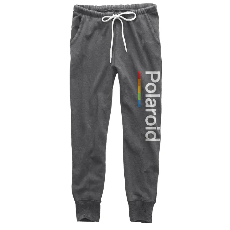 Polaroid - Color Bar Logo Juniors Joggers sold by Old Glory
