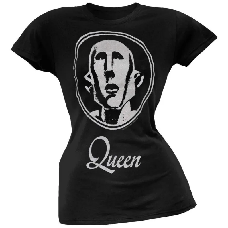 Queen - News Portrait Juniors T-Shirt sold by Old Glory