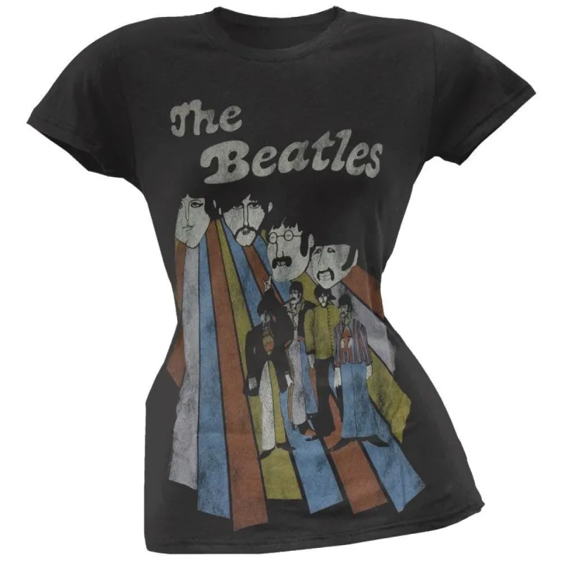 The Beatles - Color Beams Juniors T-Shirt sold by Old Glory