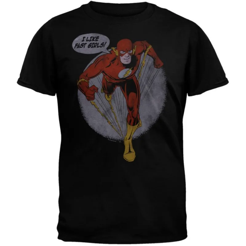 Flash - I Like Fast Girls Soft T-Shirt sold by Old Glory