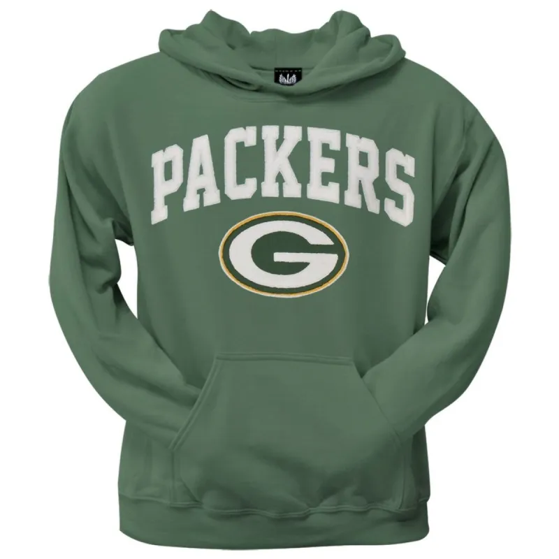 Green Bay Packers - Logo Scrimmage Premium Pullover Hoodie sold by Old Glory