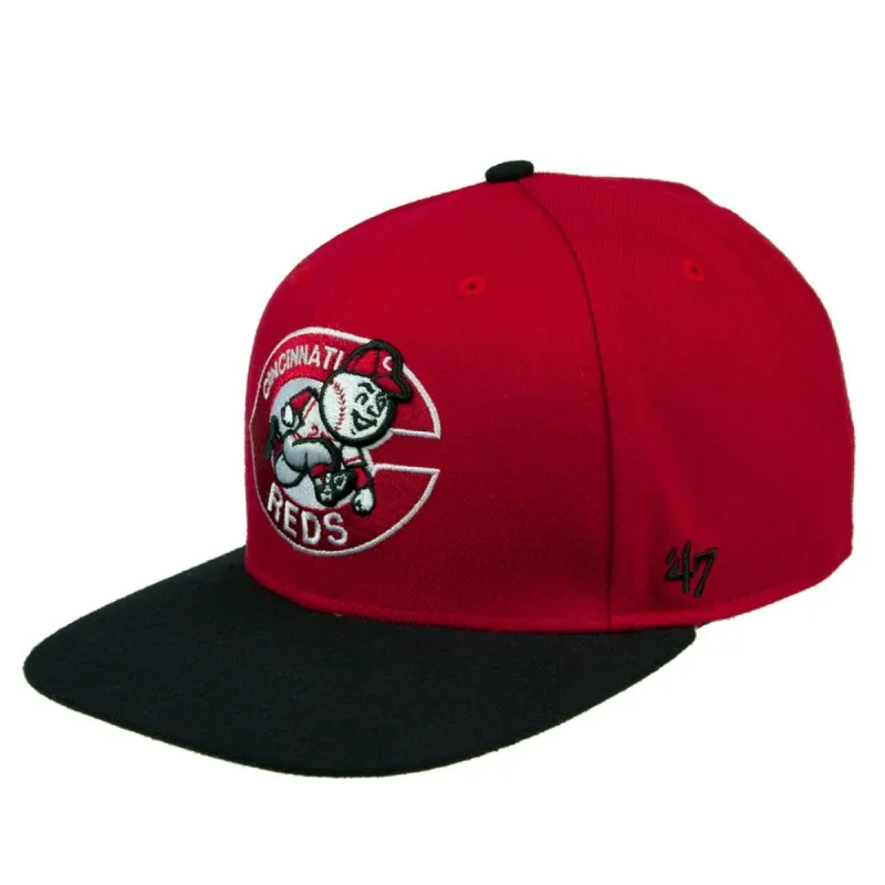 Cincinnati Reds - Sure Shot Cooperstown Snapback Cap sold by Old Glory