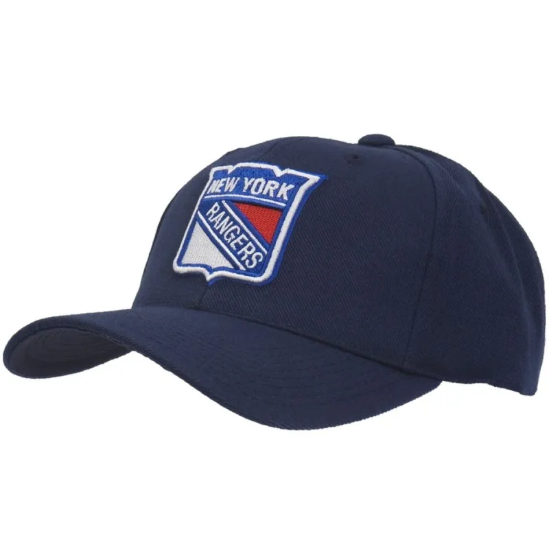 New York Rangers - Logo Clean Up Blue Adjustable Baseball Cap sold by Old Glory
