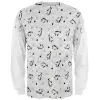 Retro Penguin Pattern All Over Mens Long Sleeve T Shirt sold by Old Glory