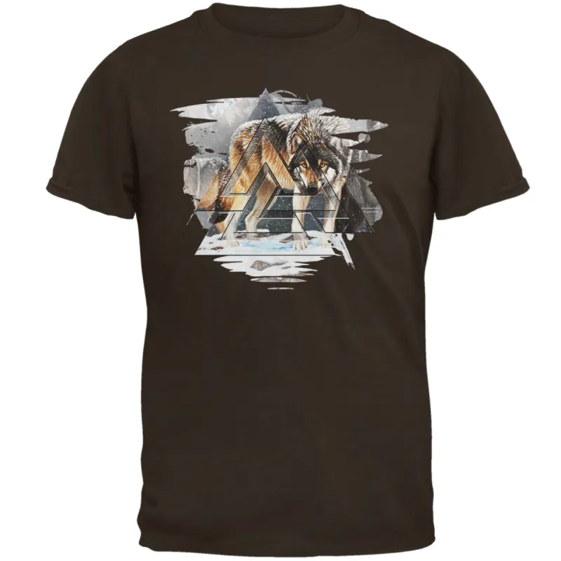 Nordic Wolves of Winter Mens T Shirt sold by Old Glory