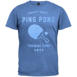 Forrest Gump - Ping Pong Training Camp Soft T-Shirt sold by Old Glory