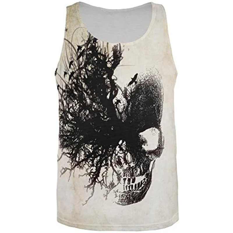 Dreaming Skull All Over Mens Tank Top sold by Old Glory