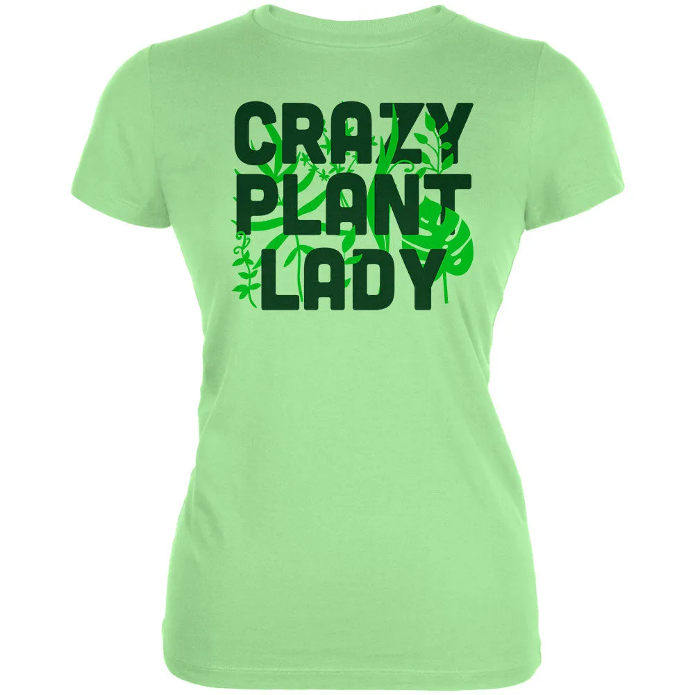 Gardening Crazy Plant Lady Juniors Soft T Shirt sold by Old Glory product image thumbnail 3