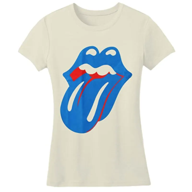 Rolling Stones - Blue & Lonesome Tongue Juniors T Shirt sold by Old Glory