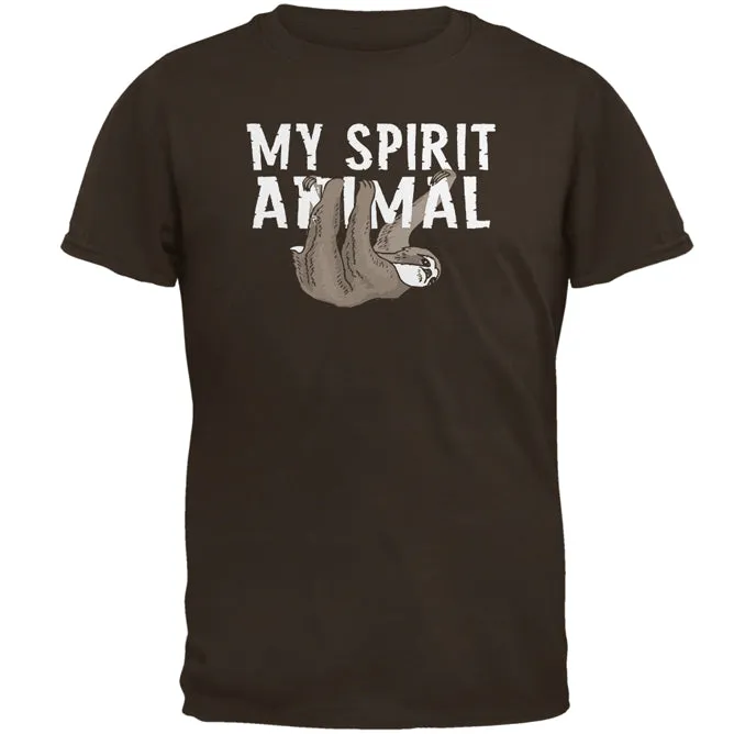 Sloth is My Spirit Animal Mens T Shirt sold by Old Glory
