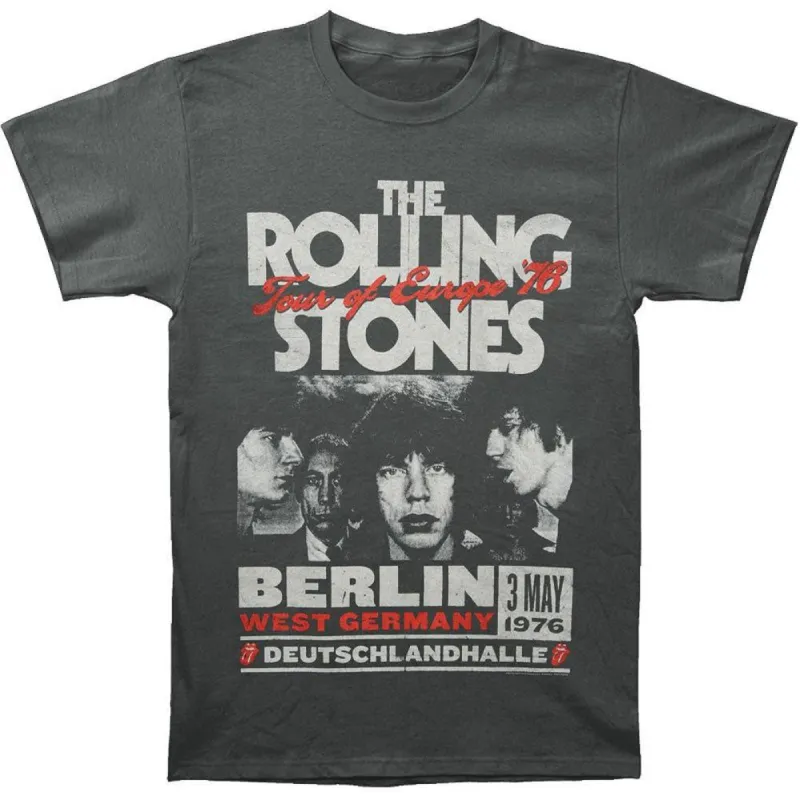 Rolling Stones - Europe 76 Adult T-Shirt sold by Old Glory
