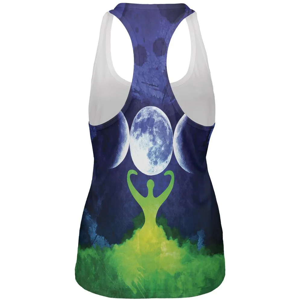 Wiccan Moon Goddess Mother Earth Symbol All Over Womens Work Out Tank Top sold by Old Glory product image thumbnail 2