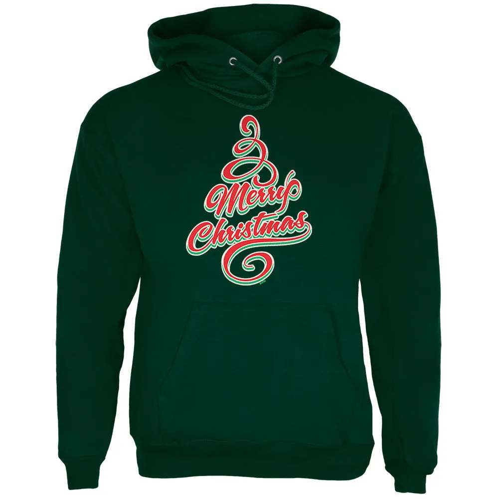 Merry Christmas Tree Mens Hoodie sold by Old Glory