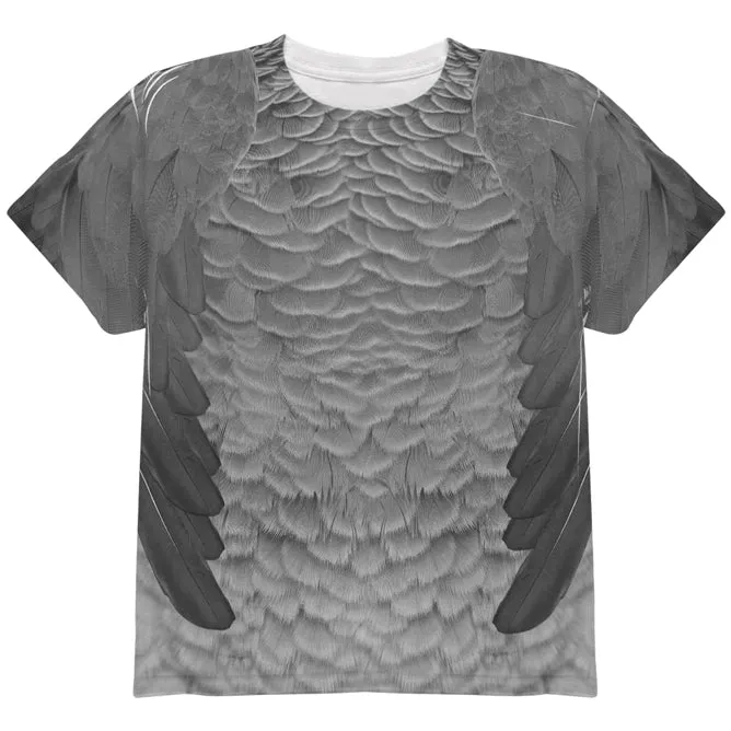 Halloween Costume African Grey Parrot Costume All Over Youth T Shirt sold by Old Glory