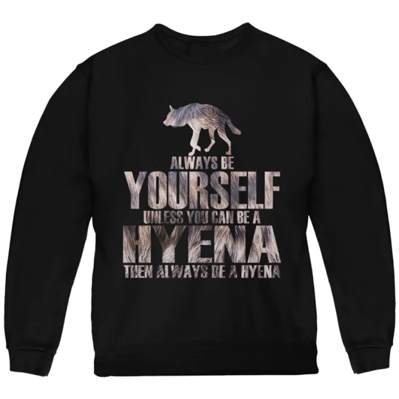 Always be Yourself Hyena Youth Sweatshirt sold by Old Glory