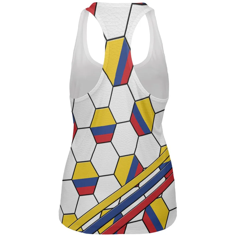 World Cup Colombia Soccer Ball All Over Womens Work Out Tank Top sold by Old Glory product image thumbnail 2