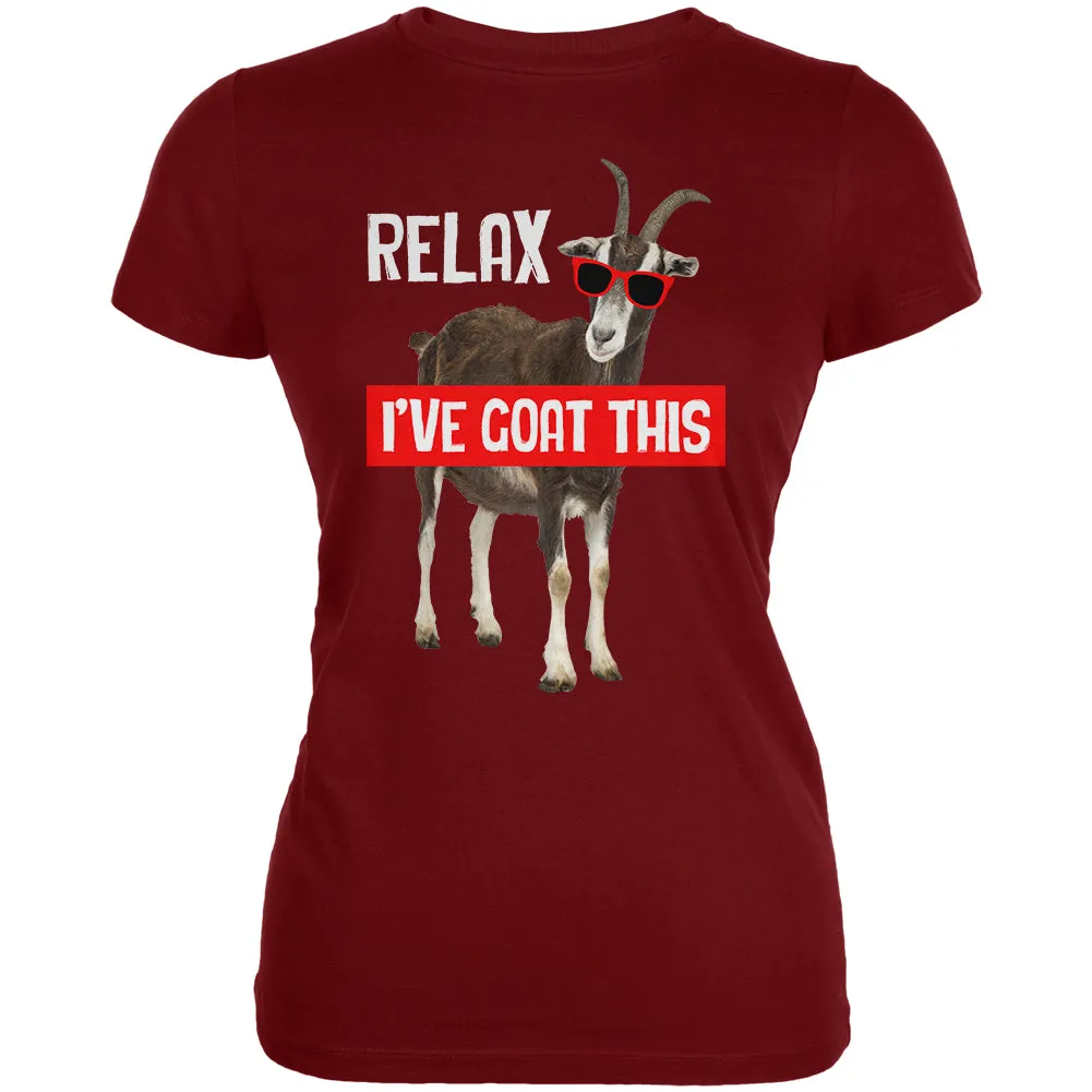 Relax I've Goat Got This Juniors Soft T Shirt sold by Old Glory