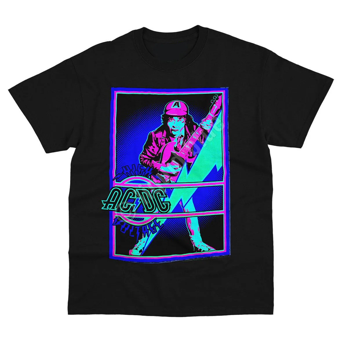 AC/DC - High Voltage Blacklight Mens T Shirt sold by Old Glory product image thumbnail 2