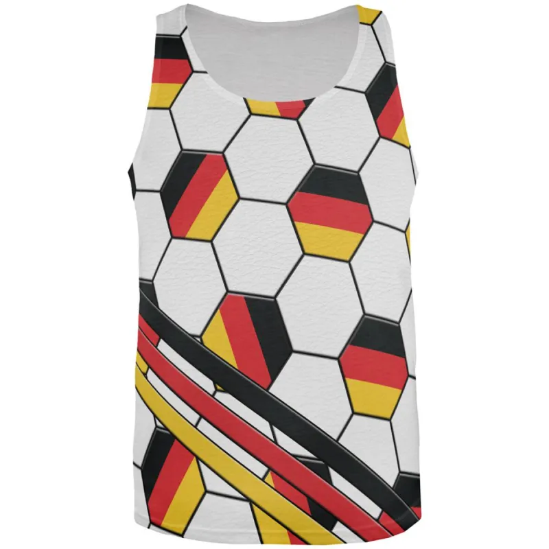 World Cup Germany Soccer Ball All Over Mens Tank Top sold by Old Glory