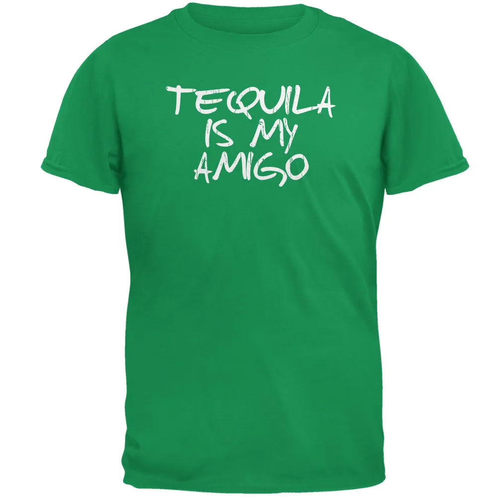 Cinco de Mayo - Tequila is My Amigo Irish Green Adult T-Shirt sold by Old Glory