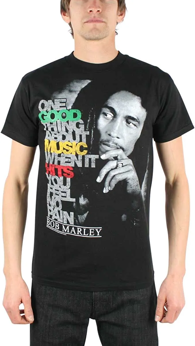 Bob Marley - Good Music Hits Mens T Shirt sold by Old Glory