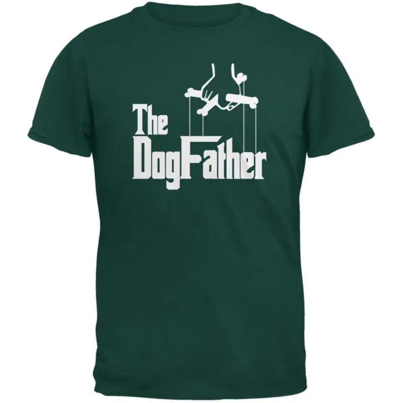 Fathers Day - The Dog Father Forest Green Adult T-Shirt sold by Old Glory