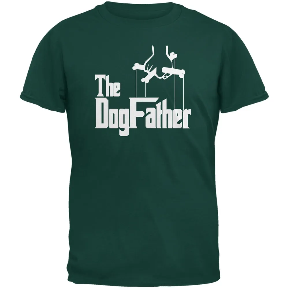 Fathers Day - The Dog Father Forest Green Adult T-Shirt sold by Old Glory