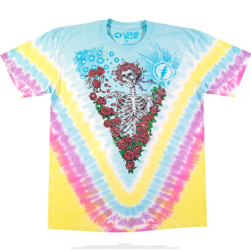 Grateful Dead Bertha Rose Garden Tie Dye Mens T Shirt sold by Old Glory